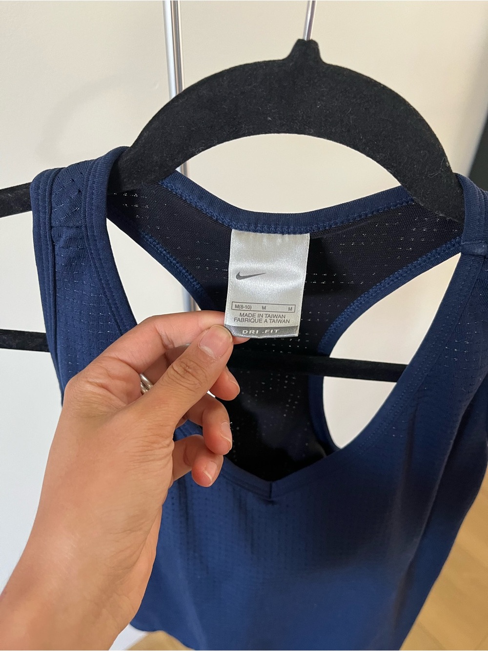 Nike Dark Blue Racerback Performance Tank - Picture 2 of 7